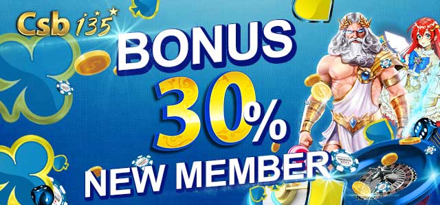 BONUS NEW MEMBER 30%