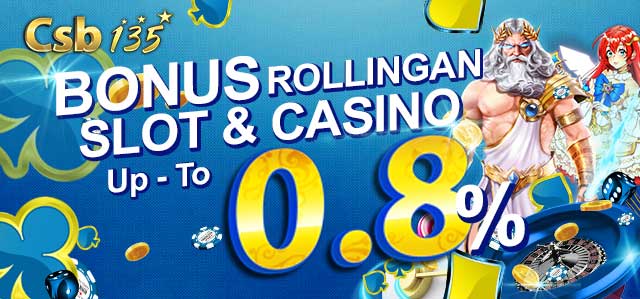 BONUS ROLLINGAN SLOT & CASINO UP TO 0.8%